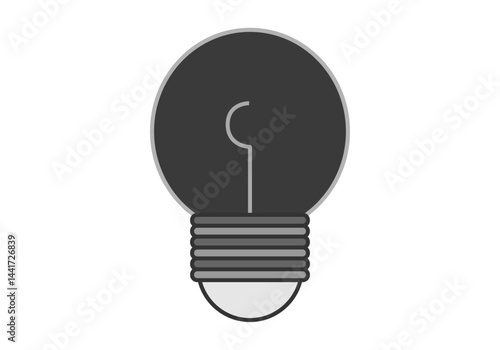 Bombilla apagada representando apagón eléctrico