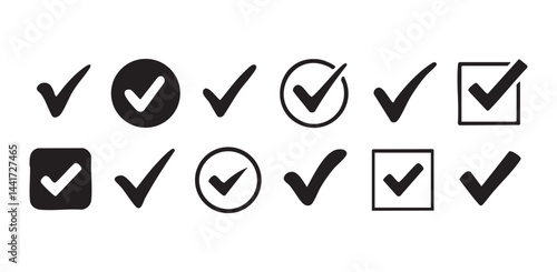 Different Types of Check Mark Symbols for Various Purposes