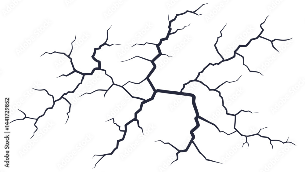 Modern abstract crack vector designs showcasing intricate textures and lines, ideal for adding texture and depth to various creative projects Modern abstract crack vector designs showcasing intricate textures and lines, ideal for adding texture and depth to various creative projects