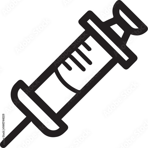Medical Equipment Vector Icons – Syringes, Injections, IV Drips, and Medicine Elements