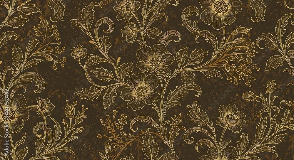 Gilded Bloom: Nocturne AI Generated Gilded Bloom: Nocturne AI Generated