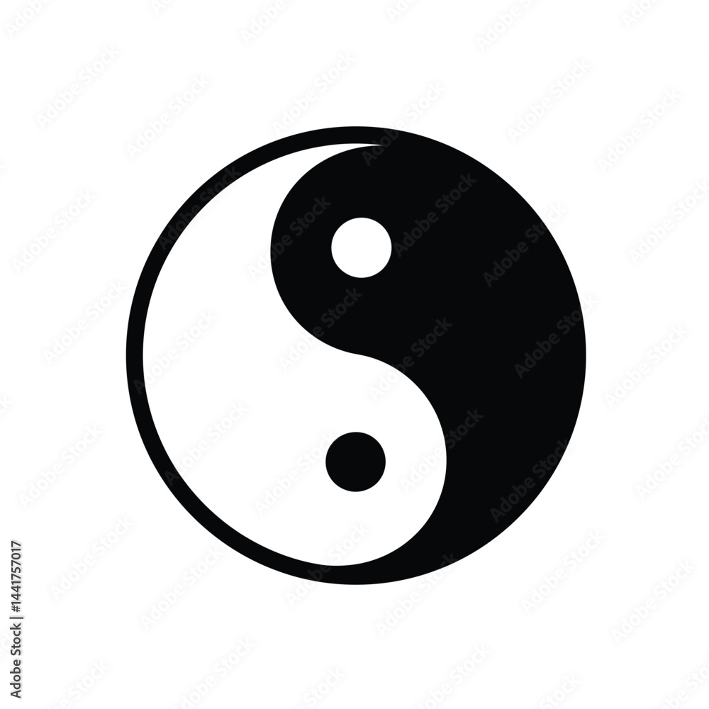 Yin yang symbol classic taoist philosophy of balance harmony and duality Yin yang symbol classic taoist philosophy of balance harmony and duality