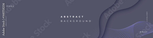 linkedin banner abstract wave lines cover