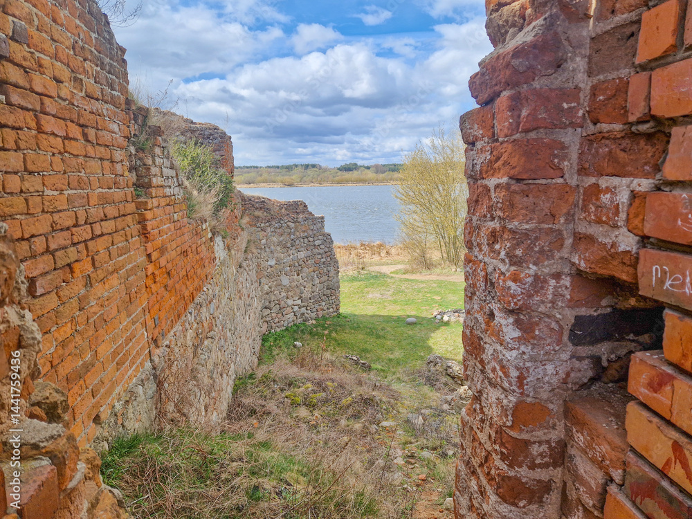 Bobrowniki Castle Ruins, Poland.