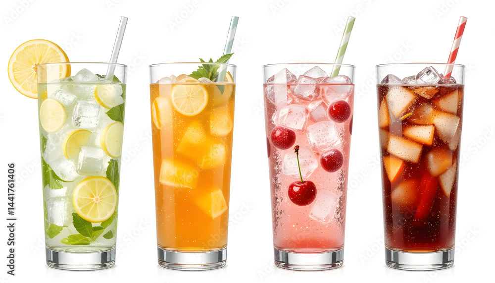 fruit cocktail with lime and mint fruit cocktail with lime and mint