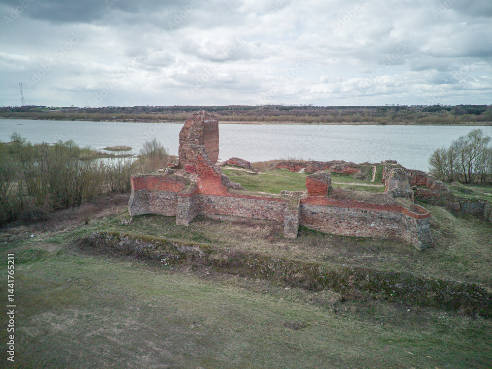 Bobrowniki Castle Ruins, Poland.