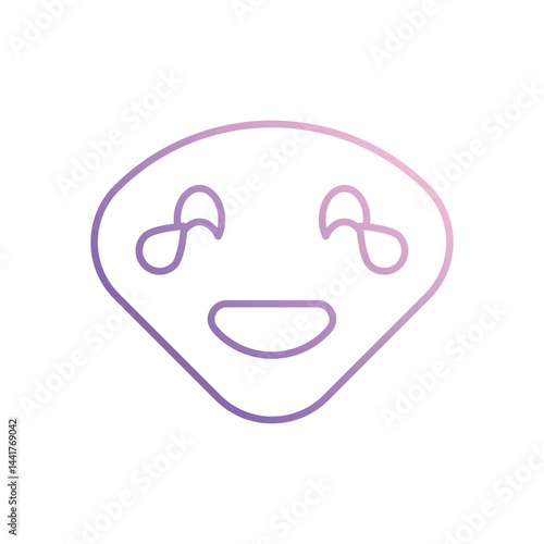 Smily Face icon vector stock illustration
