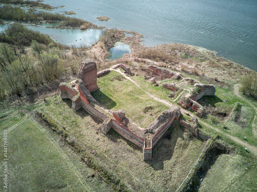Bobrowniki Castle Ruins, Poland.