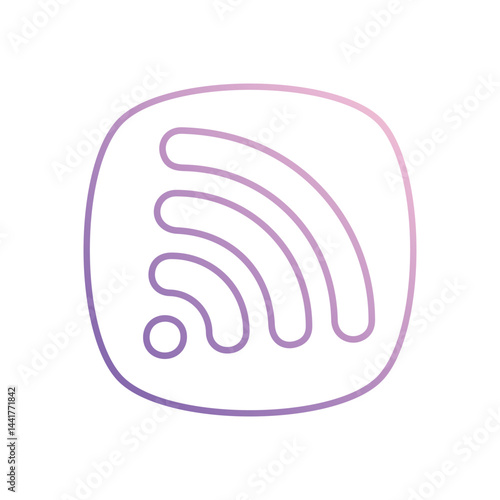 Wifi icon vector stock illustration