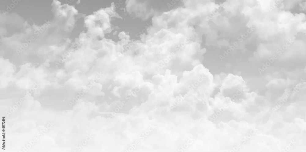 Stormy sky with clouds natural view. Black and white clouds. Vector illustration. Stormy sky with clouds natural view. Black and white clouds. Vector illustration.