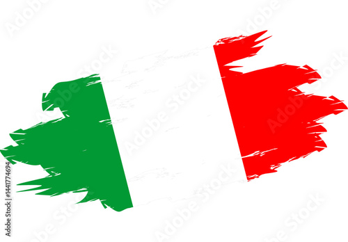 A stylized representation of the Italian flag, suitable for patriotic themes and cultural promotions.
