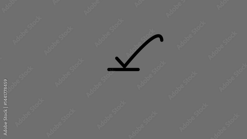 check animated icon with black background check animated icon with black background