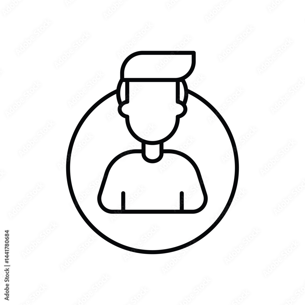Fototapeta premium User icon vector stock illustration