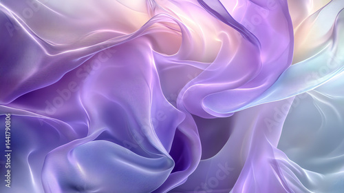 Wallpaper Mural Elegant radiant glow with abstract teal, lavender, and soft gray tones, enhanced by silver or gold accents. Dynamic waves radiate from the center, symbolizing energy and light. Ultra-sharp 8K resoluti Torontodigital.ca