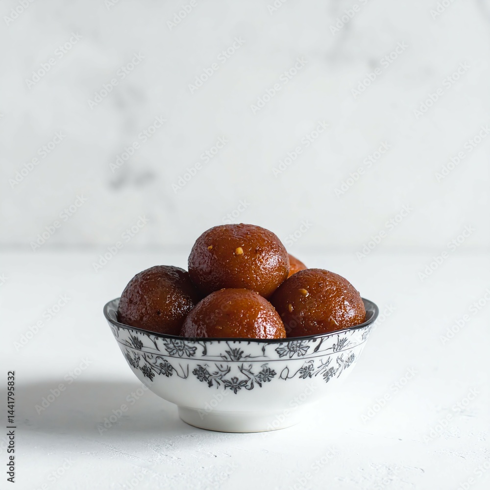 Gulab Jamun Side View Gulab Jamun Side View