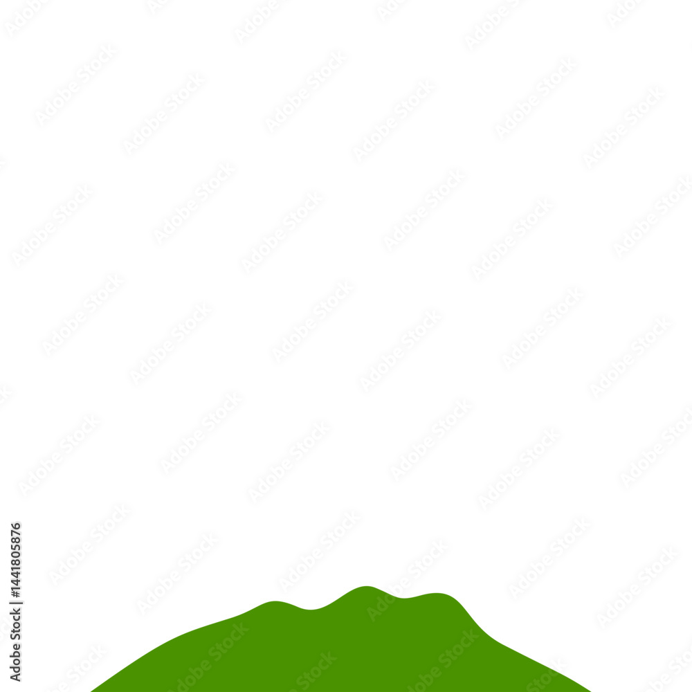 Green Mountain illustration Green Mountain illustration