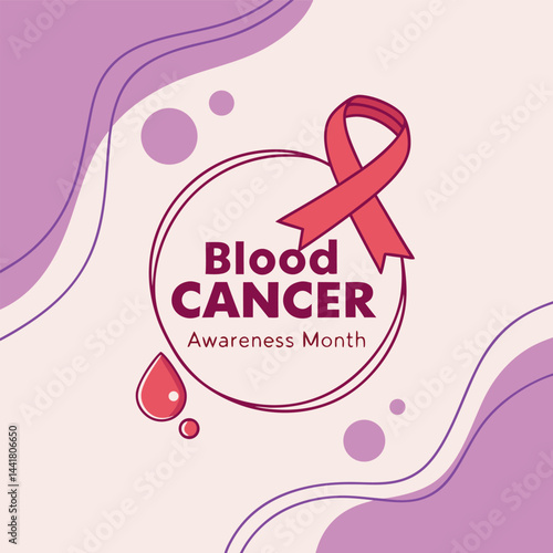  blood cancer awareness month logo vector 