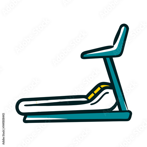 Treadmill fitness equipment for home exercise, promoting health and wellness lifestyle