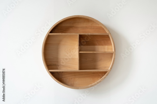 Circular Wooden Shelf