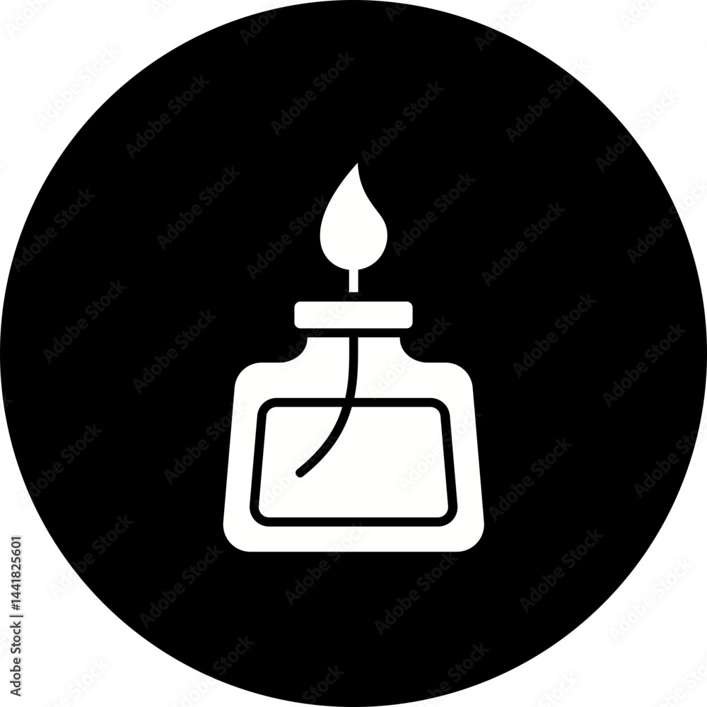 Obraz premium Alcohol Burner Icon