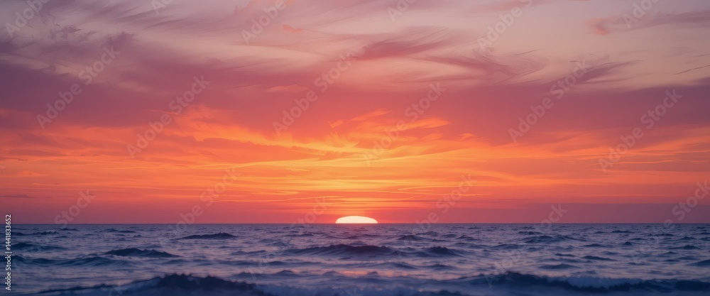 Fototapeta premium Sunset at the Sea