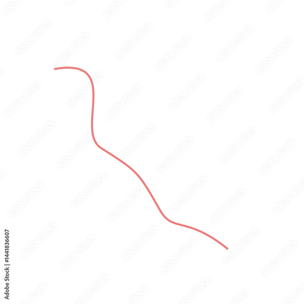 red curved line illustration red curved line illustration