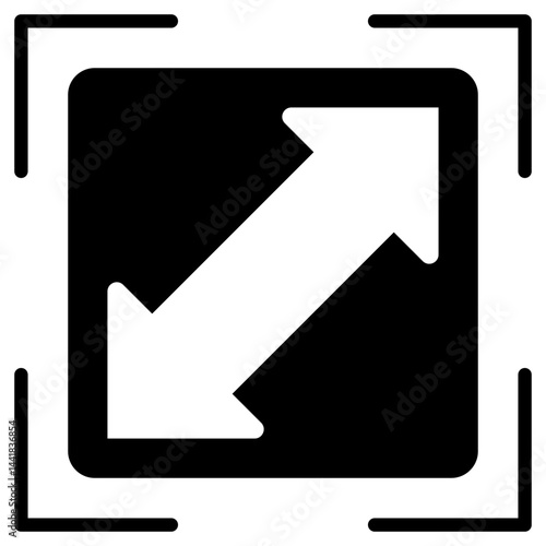 Resolution Glyph Icon