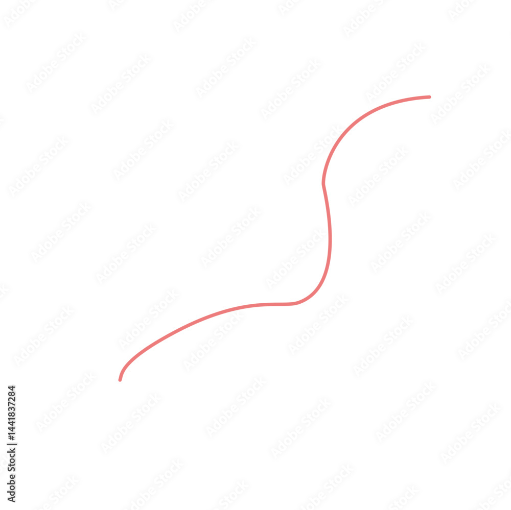 red curved line illustration red curved line illustration