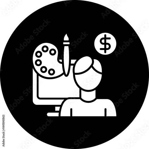 Digital nomad Icon
