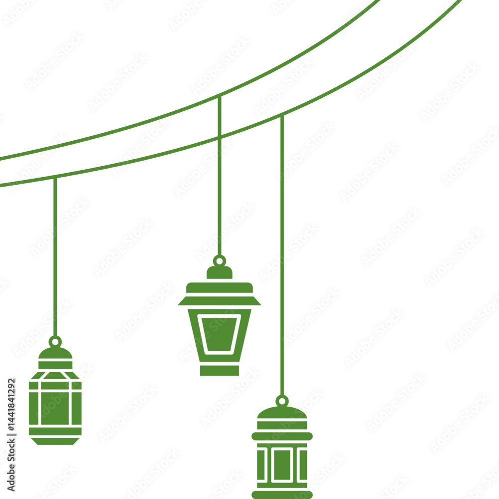 Fototapeta premium Islamic Corner lantern