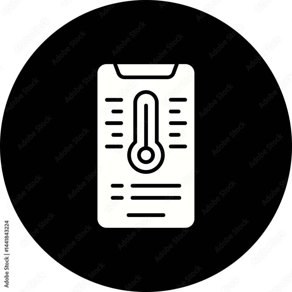 Mobile weather Icon Mobile weather Icon