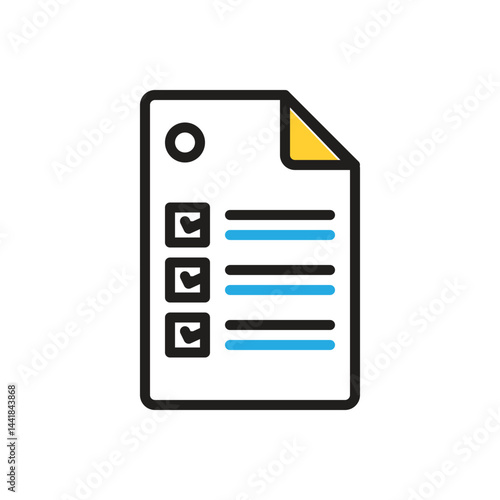 Multi color icon for definitely