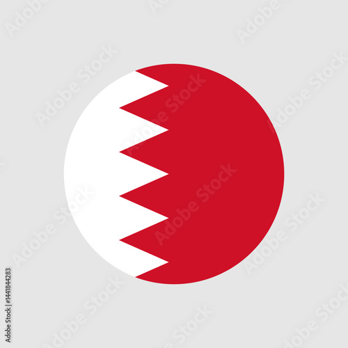 National Flag of Bahrain