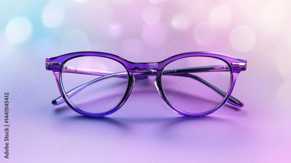 Stylish Purple Eyeglasses: Modern Eye Care Stylish Purple Eyeglasses: Modern Eye Care