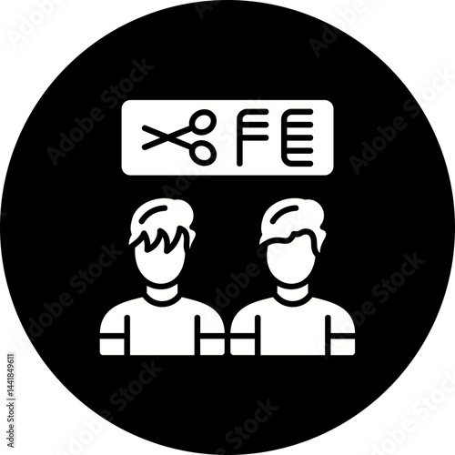 Barber clients Icon