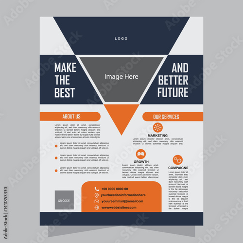 Corporate Business Flyer Design Template