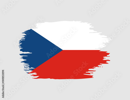National Flag of Czech Republic 