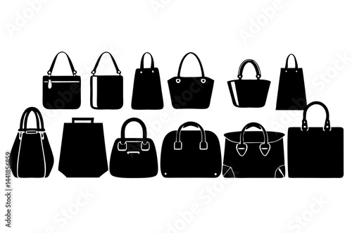 "Collection of Various Handbag Silhouettes"