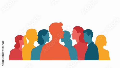 Diverse group of happy entrepreneurs collaborating, teamwork concept