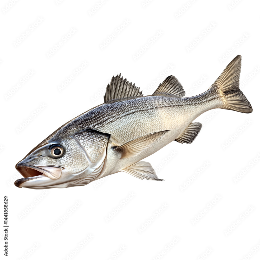 Fototapeta premium fish on white background