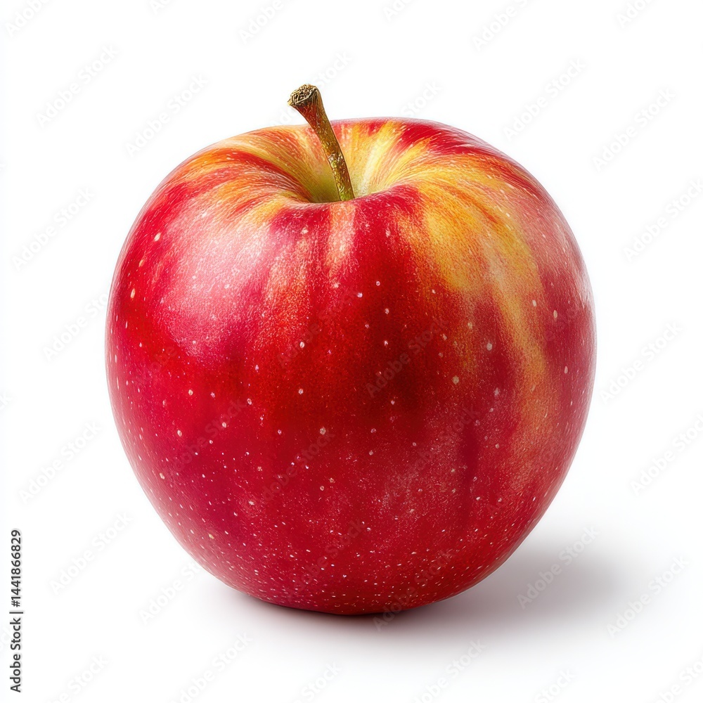 Fresh red apple isolated on white background Fresh red apple isolated on white background
