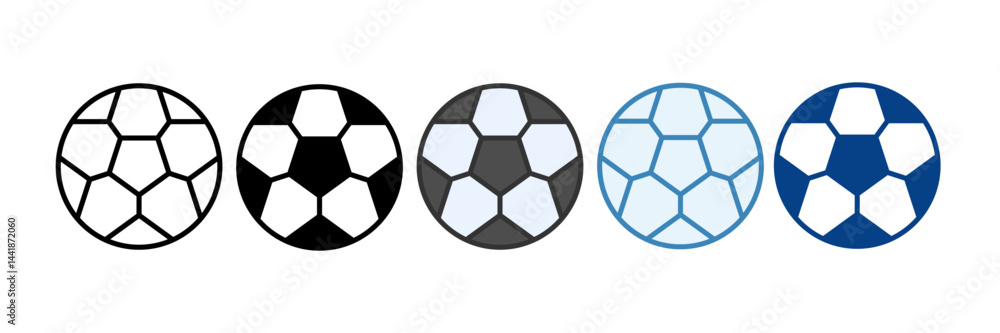 Ball Icon Set Multiple Style Collection Ball Icon Set Multiple Style Collection