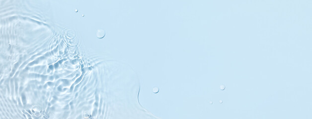 water texture ripple wave clean transparent water drops abstract blue background