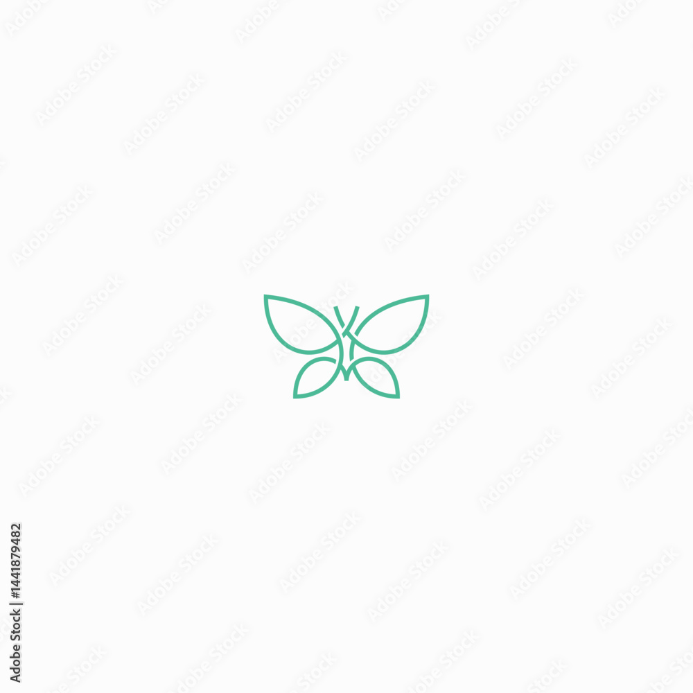 Abstract Linear Butterfly Vector Abstract Linear Butterfly Vector