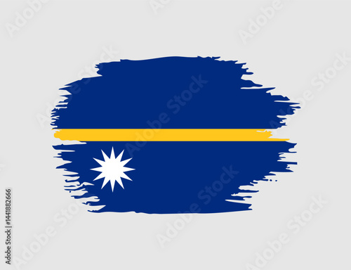 National Flag of Nauru