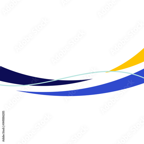 Business Wave Border