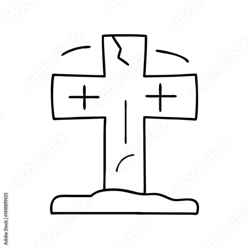 battlefield cross icon, battlefield cross line art - simple line art of battlefield cross, perfect for battlefield cross logos and icons