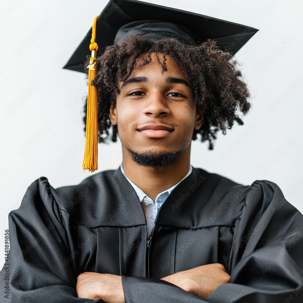 Black College Student Isolated