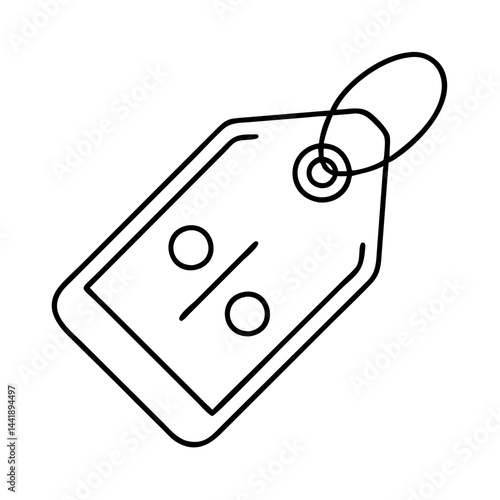 discount tag icon, discount tag line art - simple line art of discount tag, perfect for discount tag logos and icons