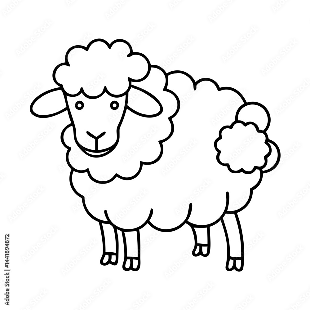 eid al adha sheep icon, eid al adha sheep line art - simple line art of eid al adha sheep, perfect for eid al adha sheep logos and icons eid al adha sheep icon, eid al adha sheep line art - simple line art of eid al adha sheep, perfect for eid al adha sheep logos and icons